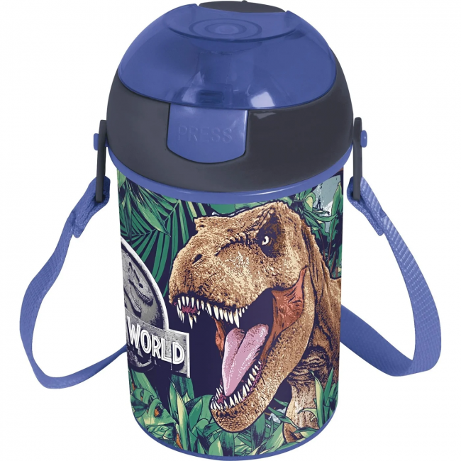 ΠΛΑΣΤΙΚΟ ΠΑΓΟΥΡΙ POP UP 450ML JURASSIC WORLD ΠΛΑΣΤΙΚΟ ΠΑΓΟΥΡΙ POP UP 450ML JURASSIC WORLD