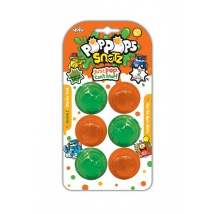 POP POPS SNOTZ 6 BUBBLES