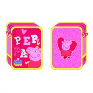ΚΑΣΣΕΤΙΝΑ ΔΙΠΛΗ PEPPA PIG ΚΟΚΚΙΝΗ ΚΑΣΣΕΤΙΝΑ ΔΙΠΛΗ PEPPA PIG ΚΟΚΚΙΝΗ