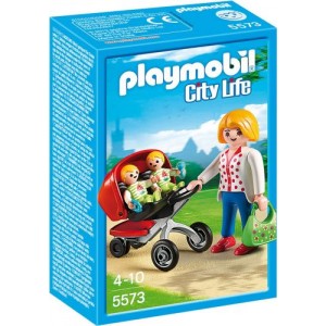 PLAYMOBIL ΜΑΜΑ ΜΕ ΔΙΔΥΜΑ/ΚΑΡΟΤΣΑΚΙ