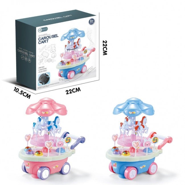 CAROUSEL CART ΜΕ ΦΩΣ ΚΑΙ ΜΟΥΣΙΚΗ CAROUSEL CART ΜΕ ΦΩΣ ΚΑΙ ΜΟΥΣΙΚΗ