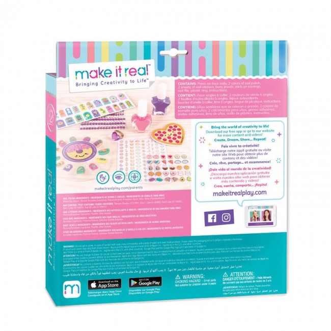MAKE IT REAL GLITTER GIRLS NAIL PARTY MAKE IT REAL GLITTER GIRLS NAIL PARTY