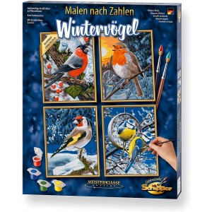 ΣΕΤ ΖΩΓΡΑΦΙΚΗΣ MALEN NACH ZAHLEN WINTER BIRDS