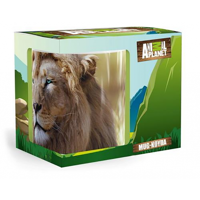 ΚΟΥΠΑ ΚΕΡΑΜΙΚΗ 325ML ΛΙΟΝΤΑΡΙ ANIMAL PLANET ΚΟΥΠΑ ΚΕΡΑΜΙΚΗ 325ML ΛΙΟΝΤΑΡΙ ANIMAL PLANET