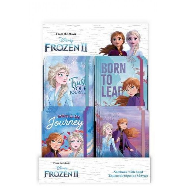 ΣΗΜΕΙΩΜΑΤΑΡΙΟ ΜΕ ΛΑΣΤΙΧΟ FROZEN 2 ΣΗΜΕΙΩΜΑΤΑΡΙΟ ΜΕ ΛΑΣΤΙΧΟ FROZEN 2