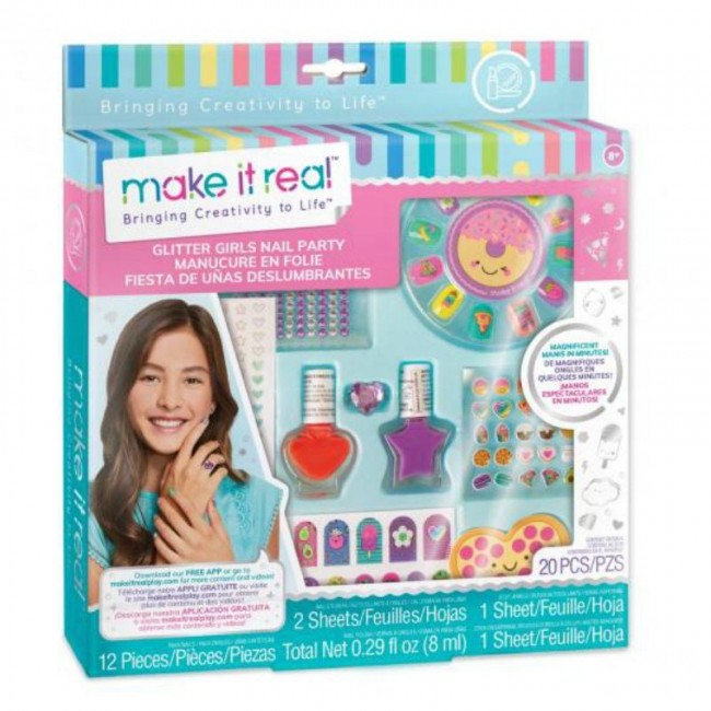 MAKE IT REAL GLITTER GIRLS NAIL PARTY MAKE IT REAL GLITTER GIRLS NAIL PARTY