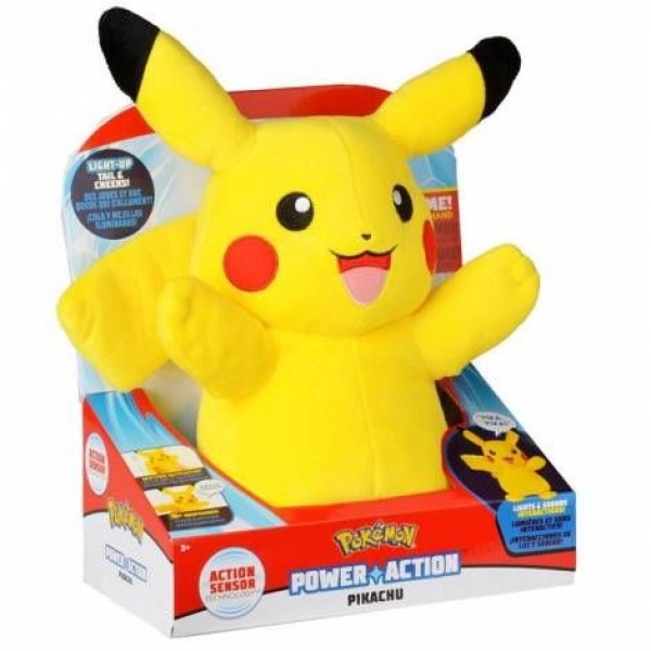 POKEMON ΛΟΥΤΡΙΝΟ 25CM ΜΕ ΗΧΟ ΚΑΙ ΦΩΣ