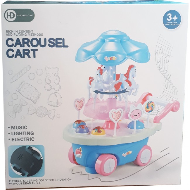 CAROUSEL CART ΜΕ ΦΩΣ ΚΑΙ ΜΟΥΣΙΚΗ CAROUSEL CART ΜΕ ΦΩΣ ΚΑΙ ΜΟΥΣΙΚΗ