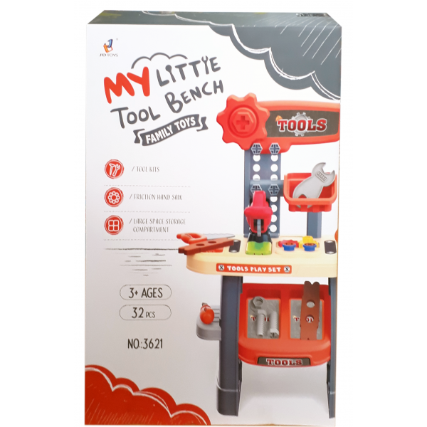 ΠΑΓΚΟΣ ΕΡΓΑΛΕΙΩΝ MY LITTLE TOOL BENC 32 ΤΕΜΑΧΙΑ ΠΑΓΚΟΣ ΕΡΓΑΛΕΙΩΝ MY LITTLE TOOL BENC 32 ΤΕΜΑΧΙΑ