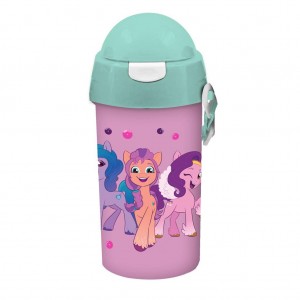 ΠΛΑΣΤΙΚΟ ΠΑΓΟΥΡΙ ΜΕ ΚΑΛΑΜΑΚΙ MY LITTLE PONY 500ML