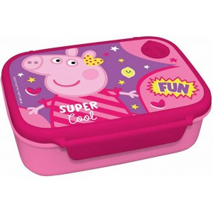 ΠΛΑΣΤΙΚΟ ΦΑΓΗΤΟΔΟΧΕΙΟ PEPPA 18X6X13CM