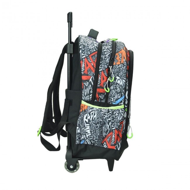 GIM ΤΣΑΝΤΑ TROLLEY ΔΗΜΟΤΙΚΟΥ 3 ΘΕΣΕΩΝ NINJA TURTLES GIM ΤΣΑΝΤΑ TROLLEY ΔΗΜΟΤΙΚΟΥ 3 ΘΕΣΕΩΝ NINJA TURTLES