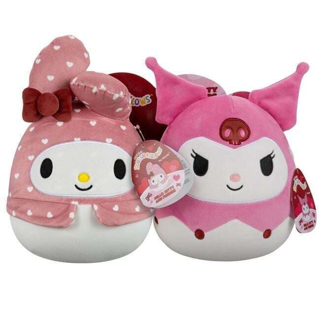 SQUISHMALLOWS VALENTINE SANRIO ΛΟΥΤΡΙΝΑ 20 ΕΚ MY MELODY & KUROMI