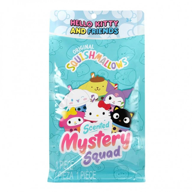 SQUISHMALLOWS SANRIO SCENTED MYSTERY BEGS ΛΟΥΤΡΙΝΑ 13 ΕΚ W1 (6 σχέδια)/24 SQUISHMALLOWS SANRIO SCENTED MYSTERY BEGS ΛΟΥΤΡΙΝΑ 13 ΕΚ W1 (6 σχέδια)/24