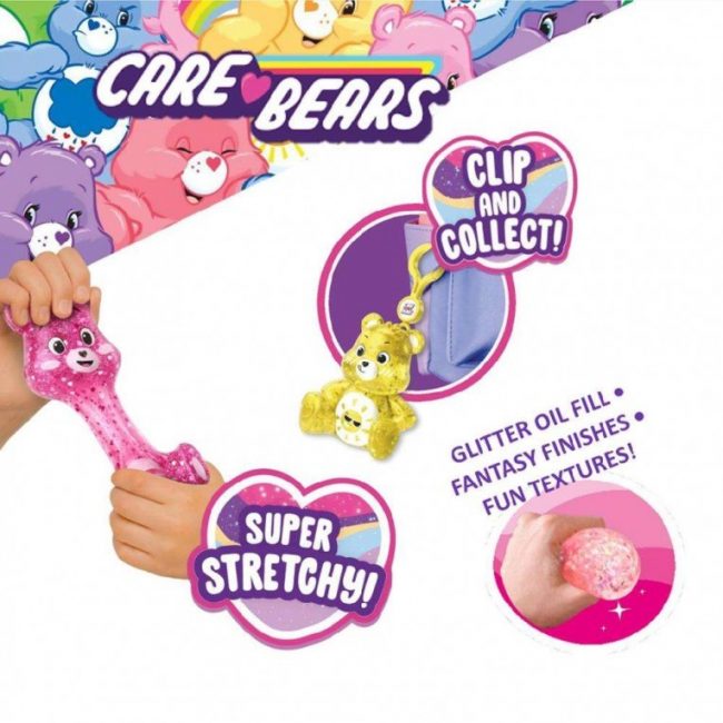 CARE BEARS ΕΛΑΣΤΙΚΗ ΦΙΓΟΥΡΑ ΜΕ ΚΛΙΠ ΔΙΑΦΟΡΑ ΣΧΕΔΙΑ 1 ΤΕΜΑΧΙΟ