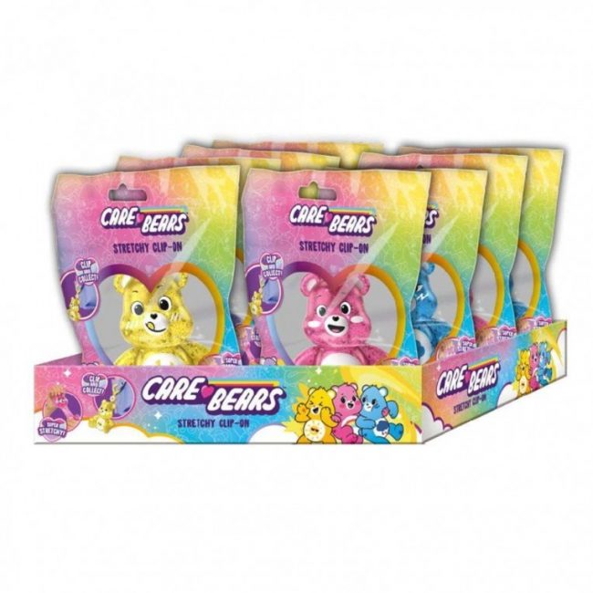 CARE BEARS ΕΛΑΣΤΙΚΗ ΦΙΓΟΥΡΑ ΜΕ ΚΛΙΠ ΔΙΑΦΟΡΑ ΣΧΕΔΙΑ 1 ΤΕΜΑΧΙΟ