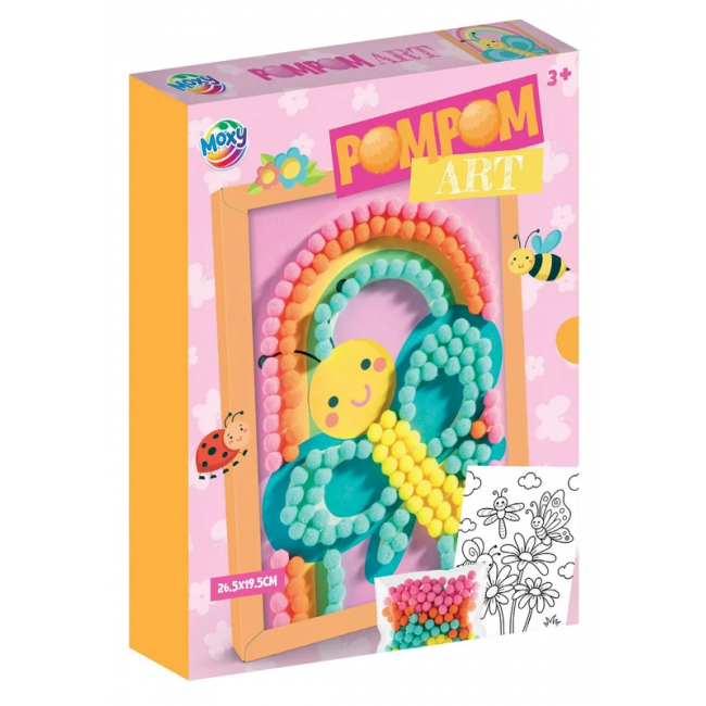 ΔΗΜΙΟΥΡΓΙΕΣ POM-POM ART ΜΕ ΚΟΡΝΙΖΑ 26,5Χ19,5 ΔΗΜΙΟΥΡΓΙΕΣ POM-POM ART ΜΕ ΚΟΡΝΙΖΑ 26,5Χ19,5