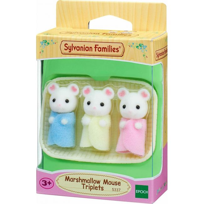THE SYLVANIAN FAMILIES:MARSHMALLOW MOUSE TRIPLETS THE SYLVANIAN FAMILIES:MARSHMALLOW MOUSE TRIPLETS