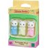 THE SYLVANIAN FAMILIES:MARSHMALLOW MOUSE TRIPLETS THE SYLVANIAN FAMILIES:MARSHMALLOW MOUSE TRIPLETS