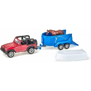 SIKU JEEP ΜΕ ΤΡΕΙΛΕΡ ΓΙΑ ΑΛΟΓΟ SIKU JEEP ΜΕ ΤΡΕΙΛΕΡ ΓΙΑ ΑΛΟΓΟ
