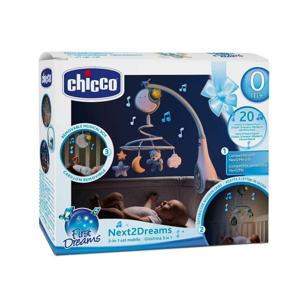 CHICCO ΜΠΛΕ ΠΕΡΙΣΤΡΕΦΟΜΕΝΟ ΚΟΥΝΙΑΣ 3 ΣΕ 1 NEXT 2 DREAMS