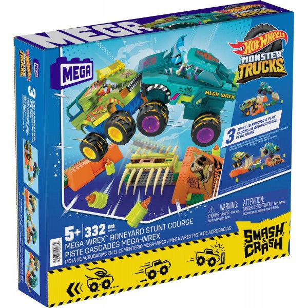 MEGA BLOGS HOT WHEELS WREX BONEYARD STUNT COURSE HKF89