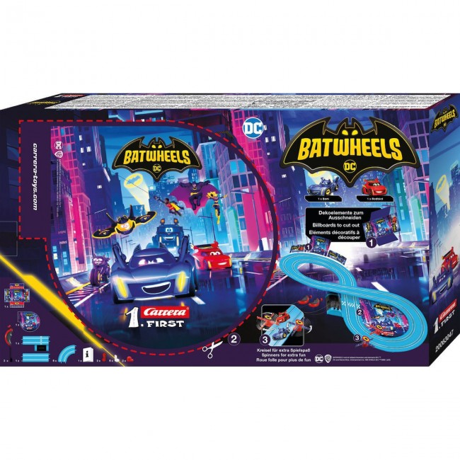 CARRERA SLOT FIRST BATWHEELS TIME FOR ACTION ΑΥΤΟΚΙΝΗΤΟΔΡΟΜΟΣ CARRERA SLOT FIRST BATWHEELS TIME FOR ACTION ΑΥΤΟΚΙΝΗΤΟΔΡΟΜΟΣ