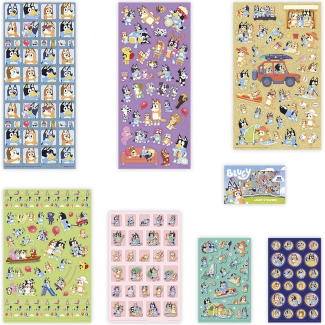 SET ΑΥΤΟΚΟΛΛΗΤΑ TOTUM BLUEY SET ΑΥΤΟΚΟΛΛΗΤΑ TOTUM BLUEY