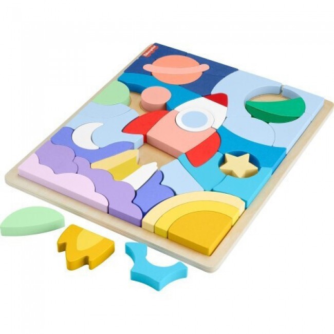 FISHER PRICE ΞΥΛΙΝΟ ΠΑΖΛ 42 τεμ. ΔΙΑΣΤΗΜΑ (HXY42) FISHER PRICE ΞΥΛΙΝΟ ΠΑΖΛ 42 τεμ. ΔΙΑΣΤΗΜΑ (HXY42)