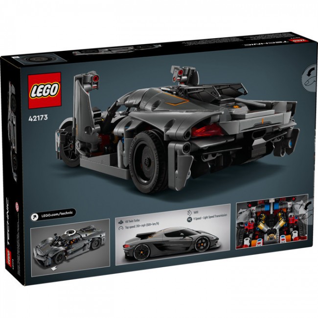 LEGO TECHNIC ΓΚΡΙ HYPERCAR KOENIGSEGG JESKO ABSOLUT (42173) LEGO TECHNIC ΓΚΡΙ HYPERCAR KOENIGSEGG JESKO ABSOLUT (42173)