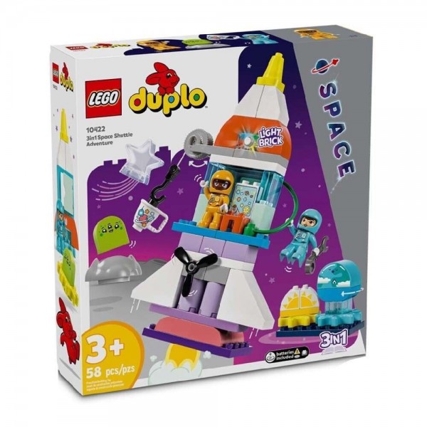LEGO DUPLO 3IN1 SPACE SHUTTLE ADVENTURE