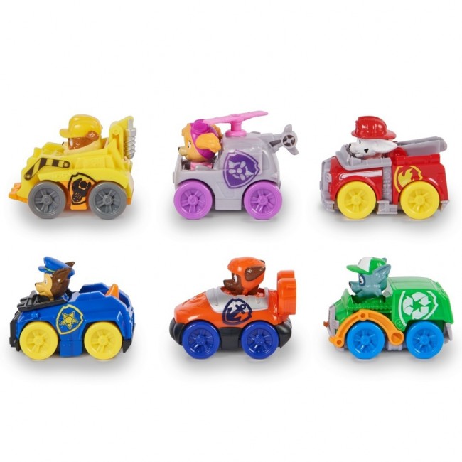 PAW PATROL PUP SQUAD RACERS GIFT PACK 6 BASIC VEHICLES PAW PATROL PUP SQUAD RACERS GIFT PACK 6 BASIC VEHICLES