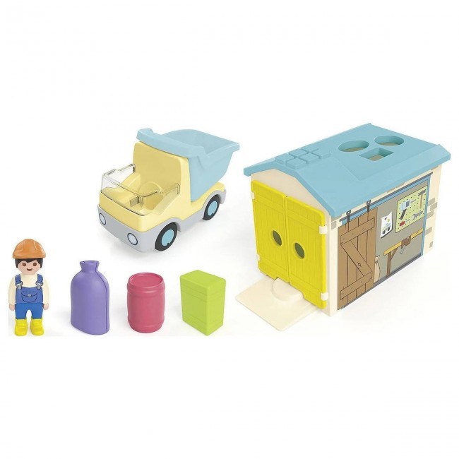 PLAYMOBIL JUNIOR ΦΟΡΤΗΓΟ ΜΕ ΓΚΑΡΑΖ