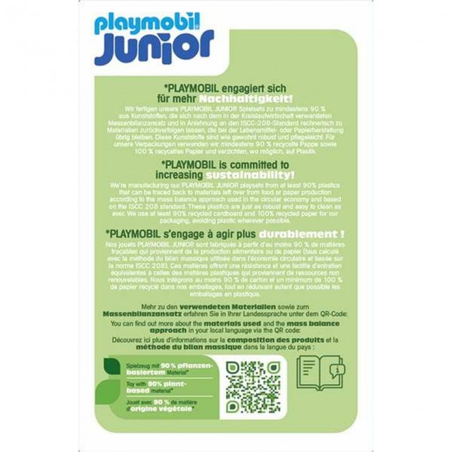 PLAYMOBIL JUNIOR ΤΡΑΜΠΑΛΑ-ΣΑΛΙΓΚΑΡΙ PLAYMOBIL JUNIOR ΤΡΑΜΠΑΛΑ-ΣΑΛΙΓΚΑΡΙ
