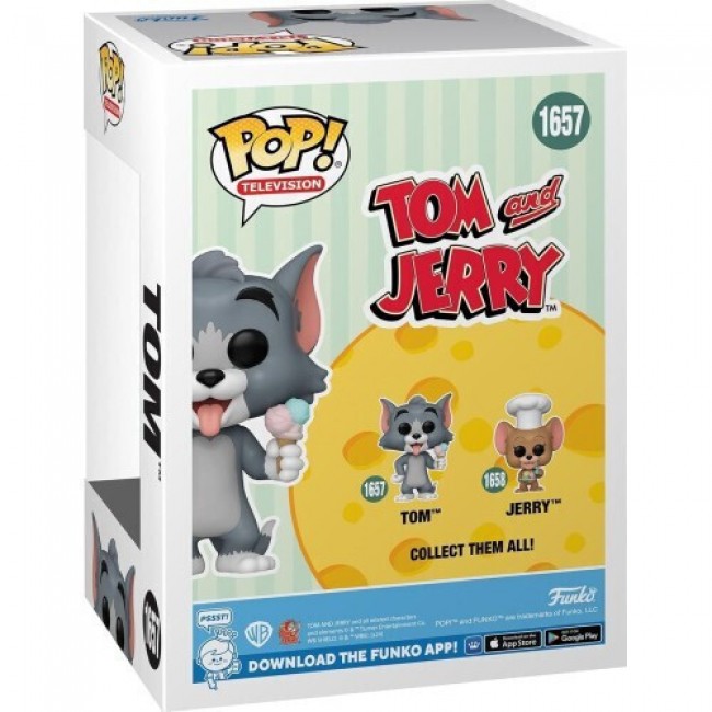 POP FUNKO! TELEVISION: TOM AND JERRY TOM FIGURE POP FUNKO! TELEVISION: TOM AND JERRY TOM FIGURE