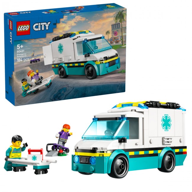 LEGO CITY EMERGENCY AMBULANCE LEGO CITY EMERGENCY AMBULANCE