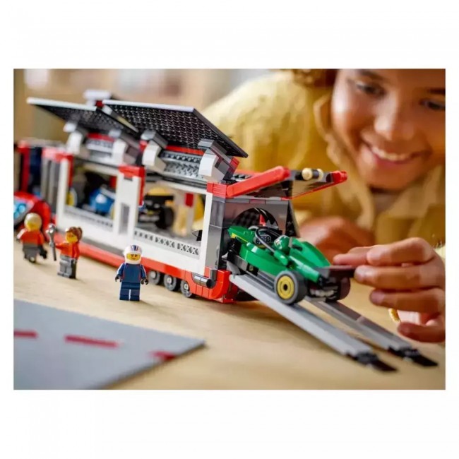 LEGO CITY ΦΟΡΤΗΓΟ F1 ΜΕ ΑΥΤΟΚΙΝΗΤΑ RB20 & AMR24 F1 LEGO CITY ΦΟΡΤΗΓΟ F1 ΜΕ ΑΥΤΟΚΙΝΗΤΑ RB20 & AMR24 F1
