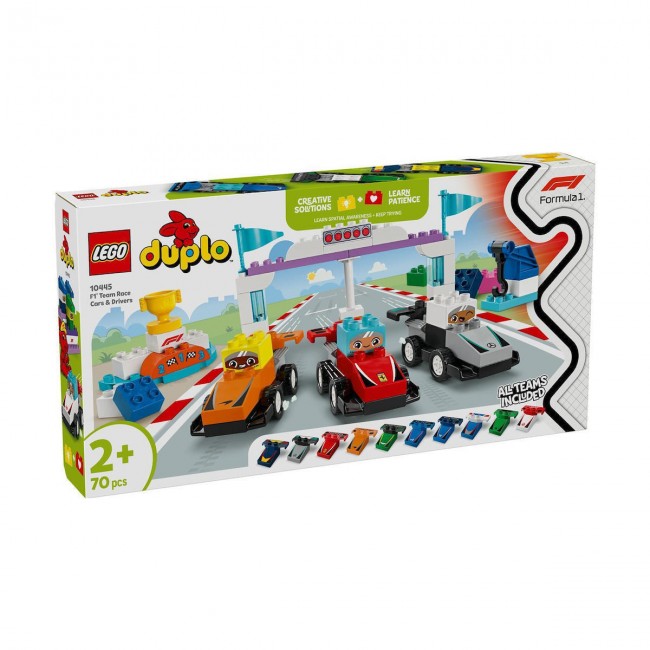 LEGO DUPLO F1 TEAM RACE CARS AND DRIVERS LEGO DUPLO F1 TEAM RACE CARS AND DRIVERS