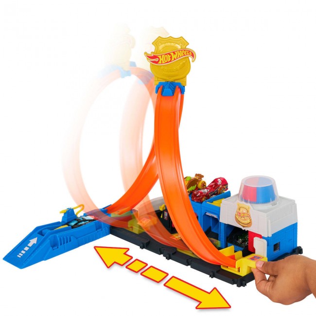 HOT WHEELS CITY - ΠΙΣΤΑ ΑΣΤΥΝΟΜΙΚΟ ΤΜΗΜΑ ΜΕ ΌΧΗΜΑ ΠΑΙΧΝΙΔΙ - JBM71 HOT WHEELS CITY - ΠΙΣΤΑ ΑΣΤΥΝΟΜΙΚΟ ΤΜΗΜΑ ΜΕ ΌΧΗΜΑ ΠΑΙΧΝΙΔΙ - JBM71