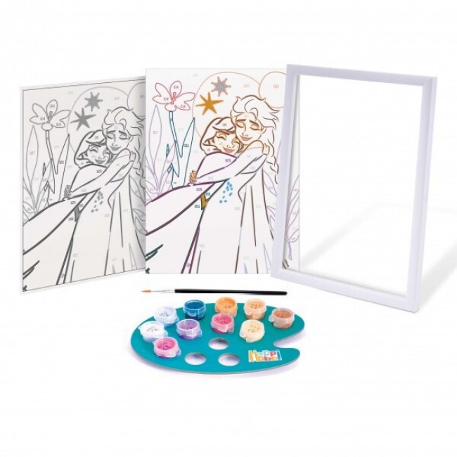 HAPPIHOBBI PAINT AND FRAME FROZEN HAPPIHOBBI PAINT AND FRAME FROZEN