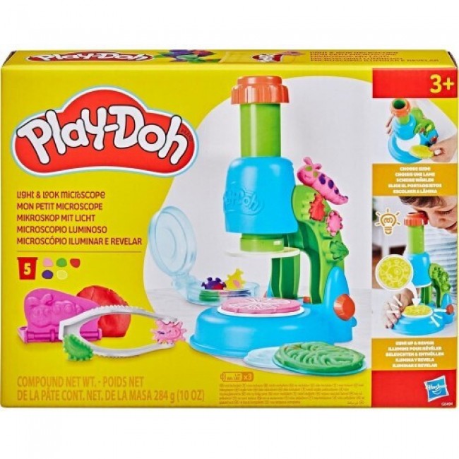 PLAY-DOH ΠΛΑΣΤΕΛΙΝΗ LIGHT AND LOOK MICROSCOPE PLAY-DOH ΠΛΑΣΤΕΛΙΝΗ LIGHT AND LOOK MICROSCOPE
