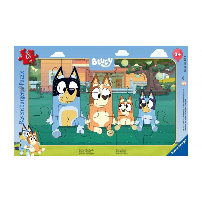 RAVENSBURGER PUZZLE ΚΑΡΤΕΛΑ 15τεμ.BLUEY RAVENSBURGER PUZZLE ΚΑΡΤΕΛΑ 15τεμ.BLUEY