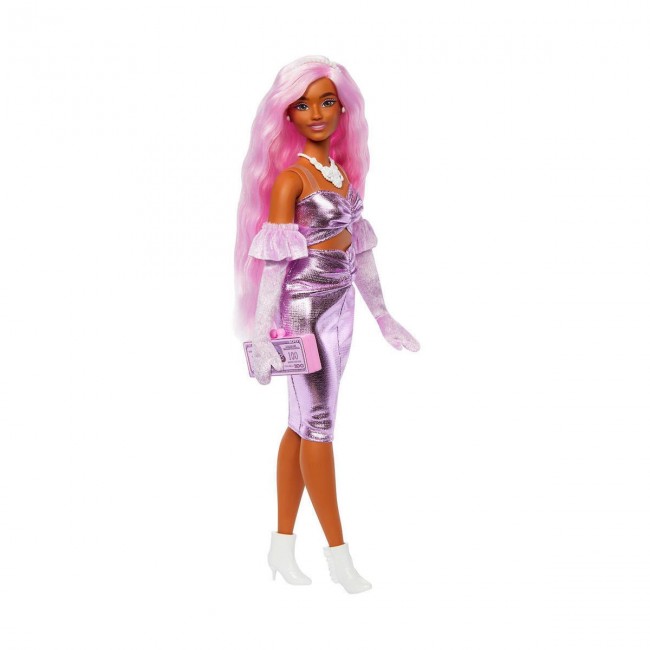 BARBIE FASHIONISTAS - DELUXE STYLE ΡΟΖ ΜΑΛΛΙΑ (HYV25) BARBIE FASHIONISTAS - DELUXE STYLE ΡΟΖ ΜΑΛΛΙΑ (HYV25)