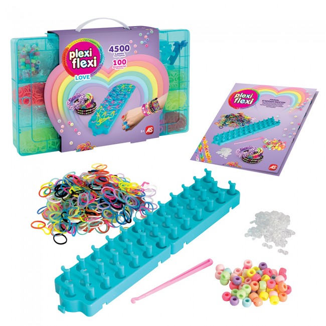 PLEXI FLEXI LOVE ΜΕΓΑΛΗ ΘΗΚΗ ΜΕ 4500 ΛΑΣΤΙΧΑΚΙΑ & 100 ΑΞΕΣΟΥΑΡ (1080-25575) PLEXI FLEXI LOVE ΜΕΓΑΛΗ ΘΗΚΗ ΜΕ 4500 ΛΑΣΤΙΧΑΚΙΑ & 100 ΑΞΕΣΟΥΑΡ (1080-25575)
