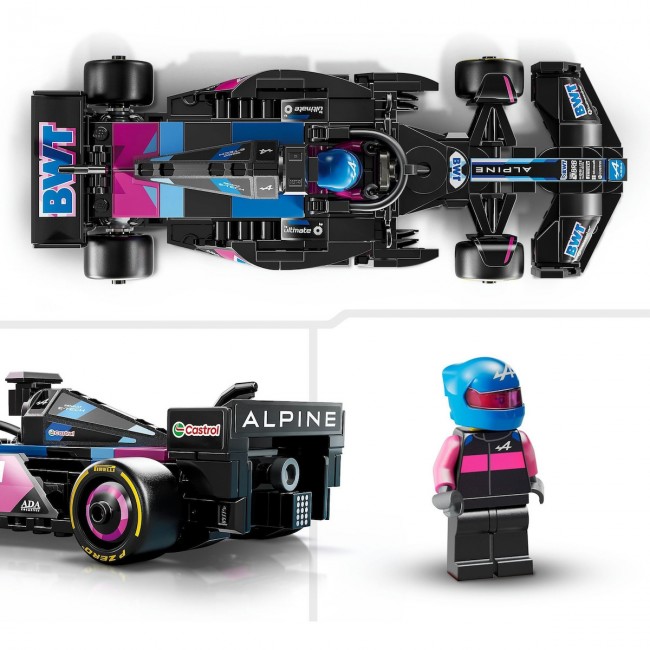 LEGO SPEED BWT ALPINE F1 TEAM A524 RACE CAR LEGO SPEED BWT ALPINE F1 TEAM A524 RACE CAR
