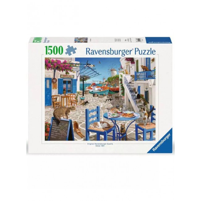 RAVENSBURGER PUZZLE 1500 ΤΕΜ. ΓΑΤΕΣ ΣΤΗΝ ΜΥΚΟΝΟ RAVENSBURGER PUZZLE 1500 ΤΕΜ. ΓΑΤΕΣ ΣΤΗΝ ΜΥΚΟΝΟ