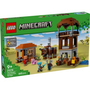 LEGO MINECRAFT ΤΟ ΟΧΥΡΟ ΤΩΝ ΑΡΠΑΓΩΝ ΚΑΙ ΟΛΕΘΡΟΣ (21278)