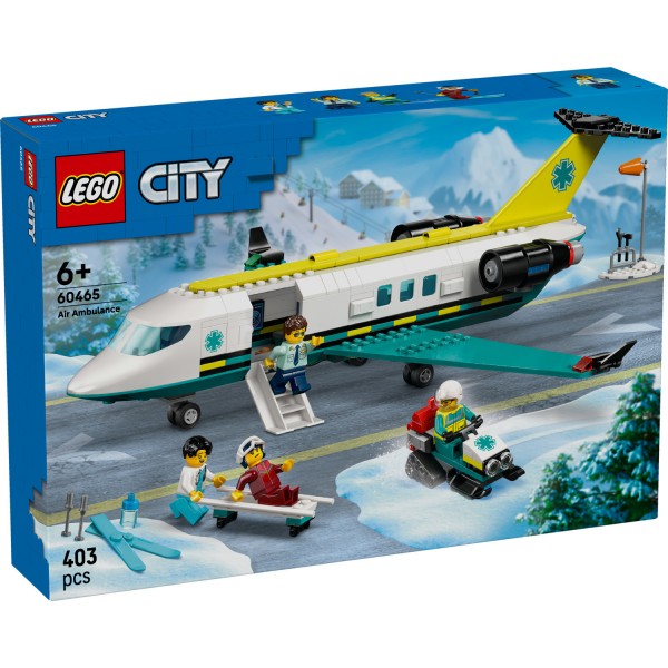 LEGO CITY ΑΕΡΟΑΣΘΕΝΟΦΟΡΟ ΈΚΤΑΚΤΗΣ ΑΝΑΓΚΗΣ (60465)