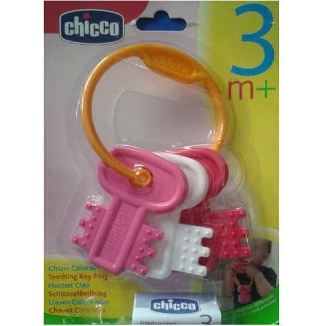 CHICCO ΧΡΩΜΑΤΙΣΤΑ ΚΛΕΙΔΙΑ ΡΟΖ CHICCO ΧΡΩΜΑΤΙΣΤΑ ΚΛΕΙΔΙΑ ΡΟΖ