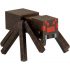 MINECRAFT 3 ΦΙΓΟΥΡΕΣ 3D TOPPEEZ 6 ΕΚ. ΣΕΤ ΜΕ ΤΟΝ STEVE (MNC10000)